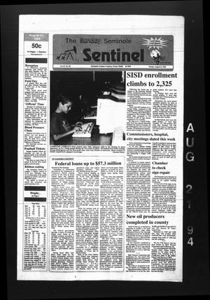 The Seminole Sentinel (Seminole, Tex.), Vol. 87, No. 86, Ed. 1 Sunday, August 21, 1994