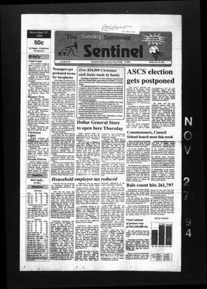The Seminole Sentinel (Seminole, Tex.), Vol. 88, No. 10, Ed. 1 Sunday, November 27, 1994
