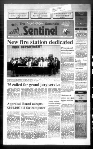 Primary view of object titled 'The Seminole Sentinel (Seminole, Tex.), Vol. 92, No. 52, Ed. 1 Sunday, April 18, 1999'.