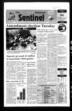 The Seminole Sentinel (Seminole, Tex.), Vol. 93, No. 4, Ed. 1 Sunday, October 31, 1999