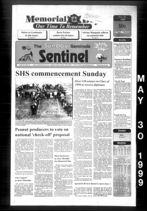 Primary view of object titled 'The Seminole Sentinel (Seminole, Tex.), Vol. 92, No. 64, Ed. 1 Sunday, May 30, 1999'.