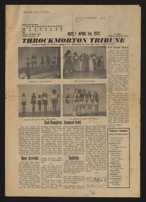 Primary view of object titled 'Throckmorton Tribune (Throckmorton, Tex.), Vol. 83, No. 32, Ed. 1 Thursday, March 23, 1972'.