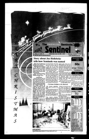 The Seminole Sentinel (Seminole, Tex.), Vol. 93, No. 19, Ed. 1 Wednesday, December 22, 1999
