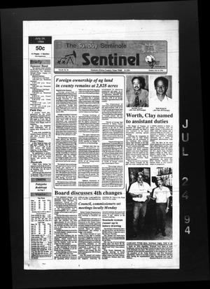 The Seminole Sentinel (Seminole, Tex.), Vol. 87, No. 78, Ed. 1 Sunday, July 24, 1994