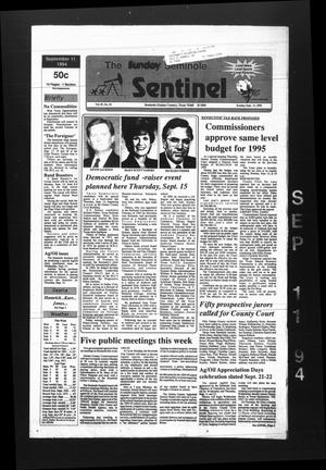 The Seminole Sentinel (Seminole, Tex.), Vol. 87, No. 92, Ed. 1 Sunday, September 11, 1994
