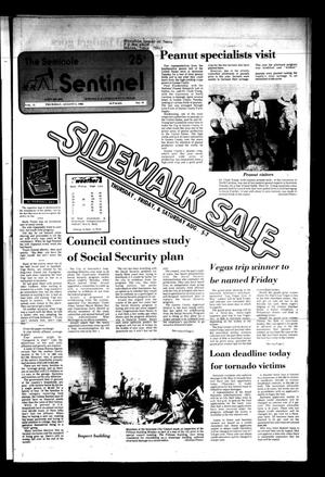 Primary view of object titled 'The Seminole Sentinel (Seminole, Tex.), Vol. 75, No. 79, Ed. 1 Thursday, August 5, 1982'.