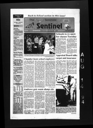 The Seminole Sentinel (Seminole, Tex.), Vol. 87, No. 84, Ed. 1 Sunday, August 14, 1994