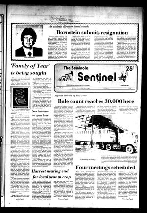 Primary view of object titled 'The Seminole Sentinel (Seminole, Tex.), Vol. 76, No. 8, Ed. 1 Sunday, November 14, 1982'.