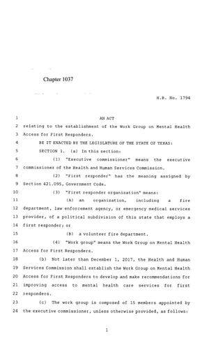 85th Texas Legislature, Regular Session, House Bill 1794, Chapter 1037