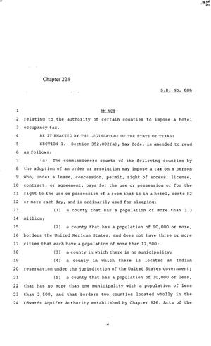85th Texas Legislature, Regular Session, Senate Bill 686, Chapter 224