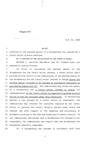 85th Texas Legislature, Regular Session, House Bill 2949, Chapter 875