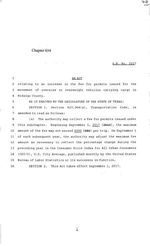 85th Texas Legislature, Regular Session, Senate Bill 2227, Chapter 654