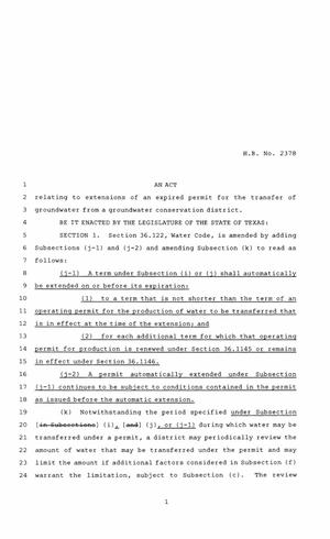 85th Texas Legislature, Regular Session, House Bill 2378