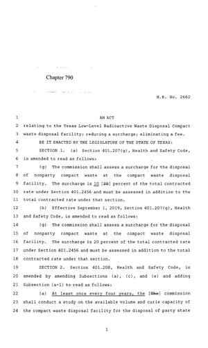 85th Texas Legislature, Regular Session, House Bill 2662, Chapter 790