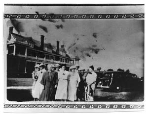 Primary view of object titled '[Group of Women at La Quinta Hotel]'.
