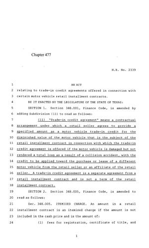 85th Texas Legislature, Regular Session, House Bill 2339, Chapter 477