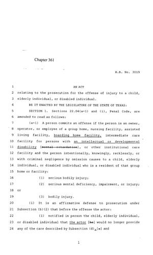 85th Texas Legislature, Regular Session, House Bill 3019, Chapter 361