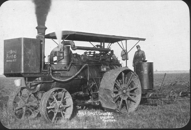 first steam farm tractor