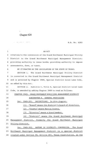 85th Texas Legislature, Regular Session, House Bill 4283, Chapter 624
