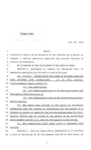 85th Texas Legislature, Regular Session, House Bill 3632, Chapter 1089