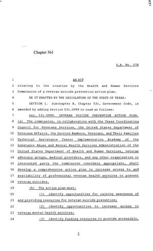 85th Texas Legislature, Regular Session, Senate Bill 578, Chapter 561