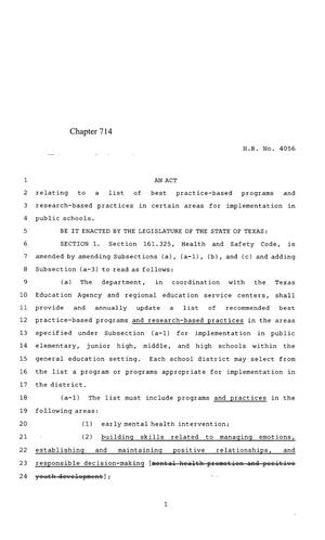 85th Texas Legislature, Regular Session, House Bill 4056, Chapter 714