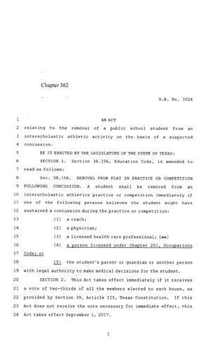 85th Texas Legislature, Regular Session, House Bill 3024, Chapter 362