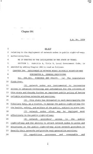 85th Texas Legislature, Regular Session, Senate Bill 1004, Chapter 591