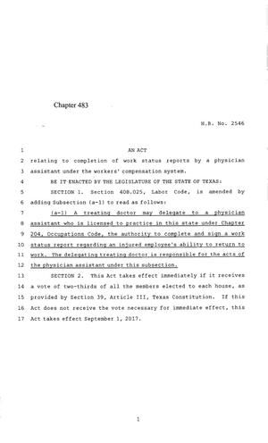 85th Texas Legislature, Regular Session, House Bill 2546, Chapter 483