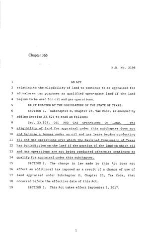 85th Texas Legislature, Regular Session, House Bill 3198, Chapter 365
