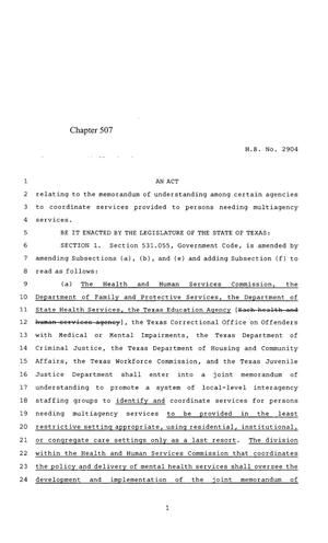 85th Texas Legislature, Regular Session, House Bill 2904, Chapter 507