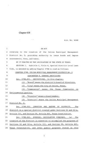 85th Texas Legislature, Regular Session, House Bill 4268, Chapter 618