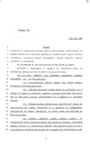 85th Texas Legislature, Regular Session, Senate Bill 969, Chapter 720