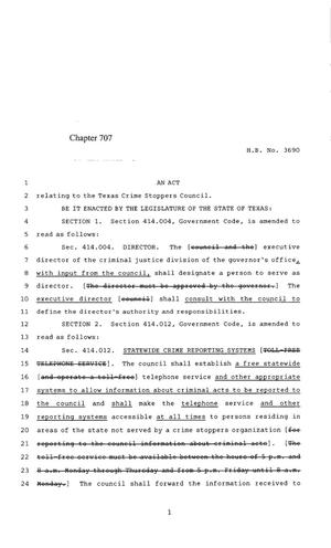 85th Texas Legislature, Regular Session, House Bill 3690, Chapter 707