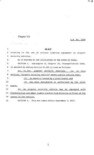 85th Texas Legislature, Regular Session, Senate Bill 1024, Chapter 723