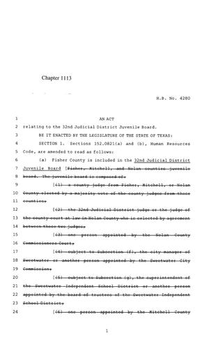 85th Texas Legislature, Regular Session, House Bill 4280, Chapter 1113