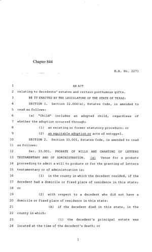 85th Texas Legislature, Regular Session, House Bill 2271, Chapter 844