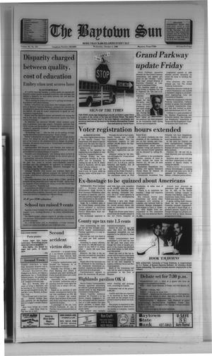 Primary view of object titled 'The Baytown Sun (Baytown, Tex.), Vol. 66, No. 291, Ed. 1 Wednesday, October 5, 1988'.