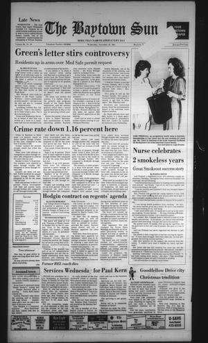 The Baytown Sun (Baytown, Tex.), Vol. 66, No. 16, Ed. 1 Wednesday, November 18, 1987