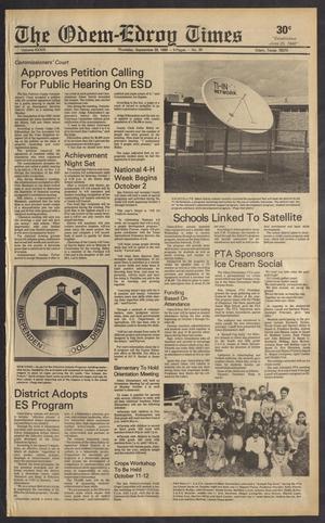The Odem-Edroy Times (Odem, Tex.), Vol. 39, No. 39, Ed. 1 Thursday, September 29, 1988