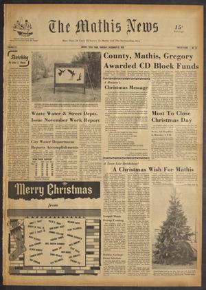 Primary view of object titled 'The Mathis News (Mathis, Tex.), Vol. 52, No. 52, Ed. 1 Thursday, December 25, 1975'.