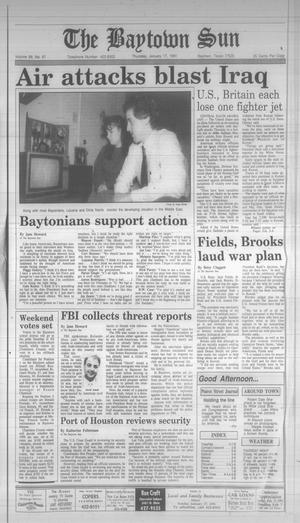Primary view of object titled 'The Baytown Sun (Baytown, Tex.), Vol. 69, No. 67, Ed. 1 Thursday, January 17, 1991'.