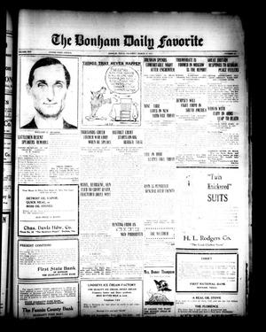 The Bonham Daily Favorite (Bonham, Tex.), Vol. 25, No. 214, Ed. 1 Thursday, March 15, 1923