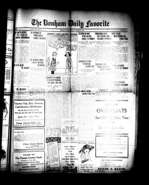 The Bonham Daily Favorite (Bonham, Tex.), Vol. 25, No. 122, Ed. 1 Tuesday, November 28, 1922