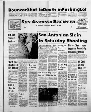 San Antonio Register (San Antonio, Tex.), Vol. 43, No. 37, Ed. 1 Friday, March 1, 1974