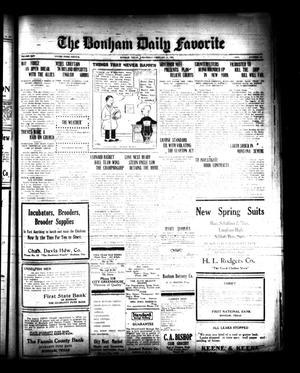 The Bonham Daily Favorite (Bonham, Tex.), Vol. 25, No. 195, Ed. 1 Wednesday, February 21, 1923