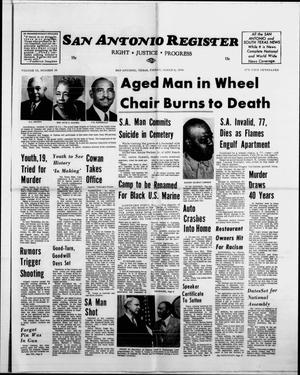 Primary view of object titled 'San Antonio Register (San Antonio, Tex.), Vol. 43, No. 38, Ed. 1 Friday, March 8, 1974'.