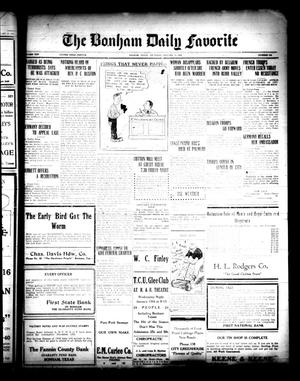 The Bonham Daily Favorite (Bonham, Tex.), Vol. 25, No. 160, Ed. 1 Thursday, January 11, 1923