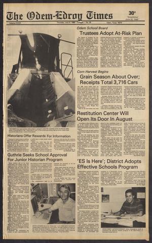 The Odem-Edroy Times (Odem, Tex.), Vol. 39, No. 29, Ed. 1 Thursday, July 21, 1988