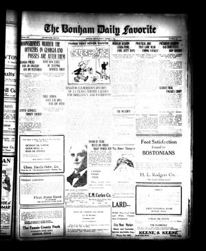 The Bonham Daily Favorite (Bonham, Tex.), Vol. 25, No. 209, Ed. 1 Friday, March 9, 1923